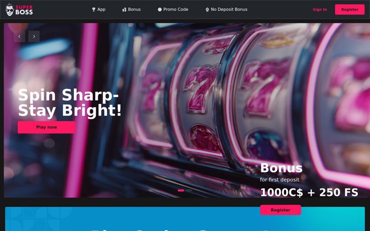 Screenshot of superbosscasino.net