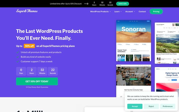 Екранна снимка на superbthemes.com