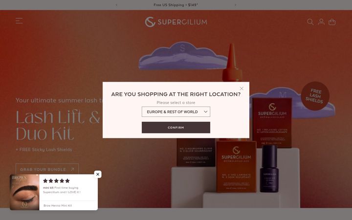 Zrzut ekranu supercilium.com