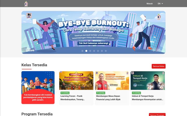 Screenshot of superindoacademy.co.id