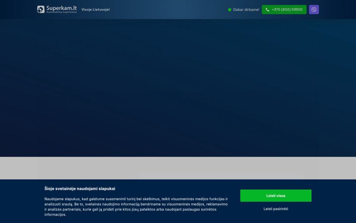 Screenshot of superkam.lt