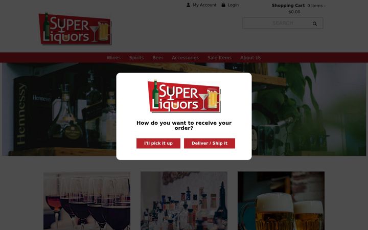 Screenshot of superliquorsct.com