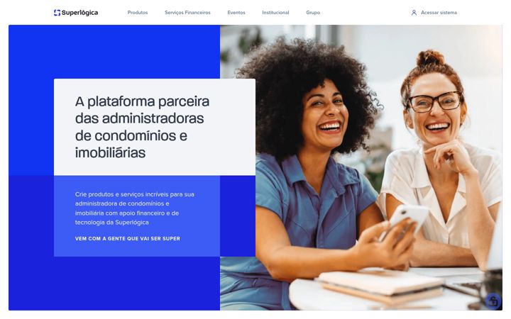 Screenshot of superlogica.com