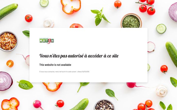 Screenshot of supermarchesmatch.fr