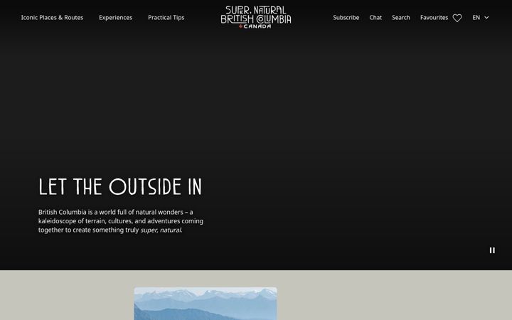 Screenshot of supernaturalbc.com