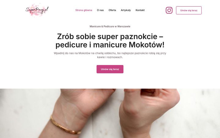 Kuvakaappaus sivustosta superpazy.pl