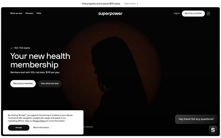 Screenshot of superpower.com