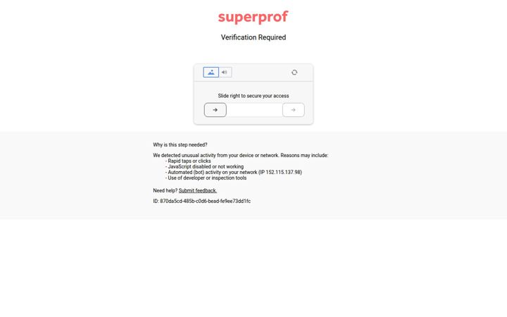Screenshot of superprof.es
