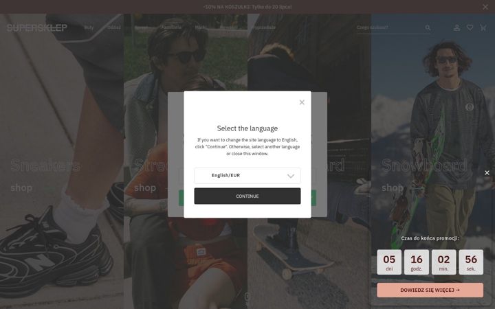 Screenshot of supersklep.pl
