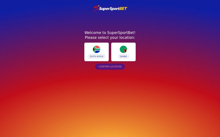 Snímek obrazovky supersportbet.com