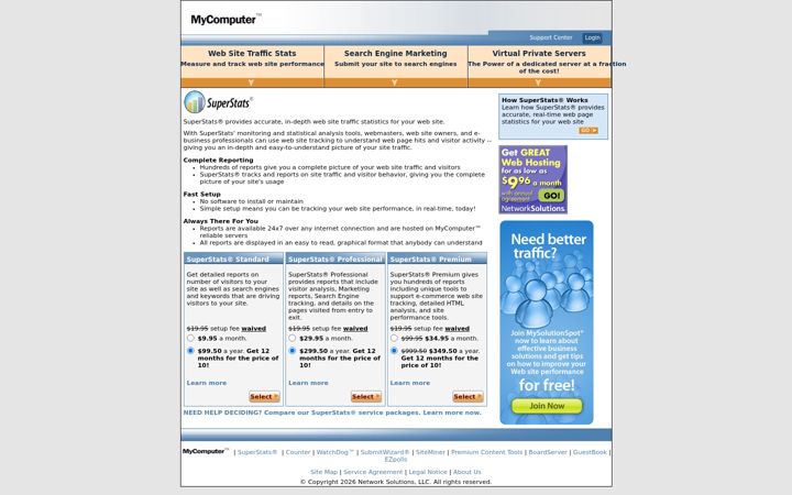 Screenshot of superstats.com