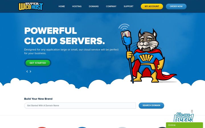 Screenshot of superwebhost.com