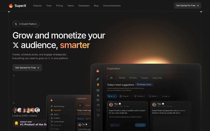 Screenshot of superx.so