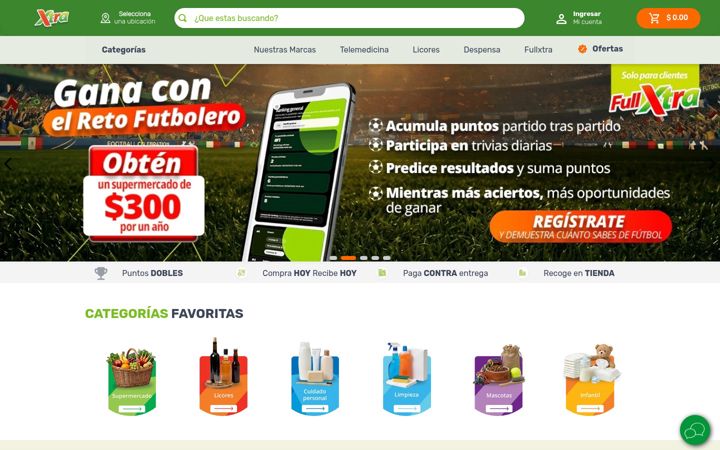 Screenshot of superxtra.com