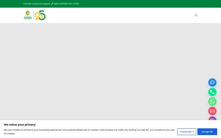 Screenshot of supremeventures.com