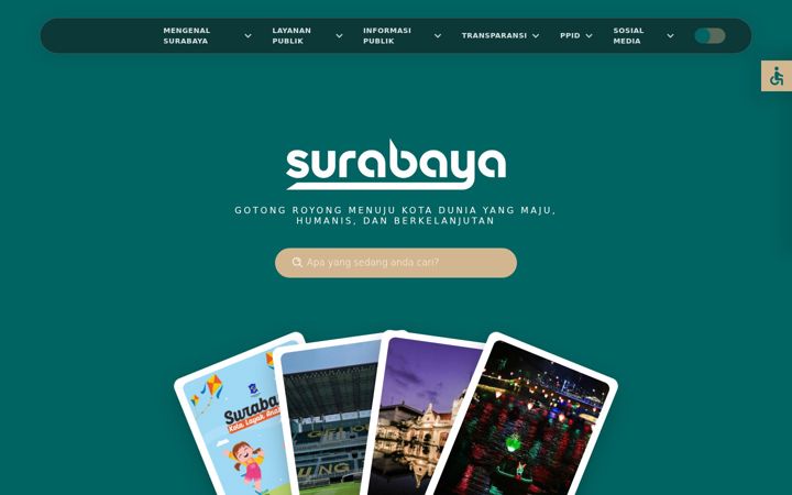 Screenshot di surabaya.go.id
