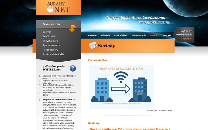 Screenshot of surany.net