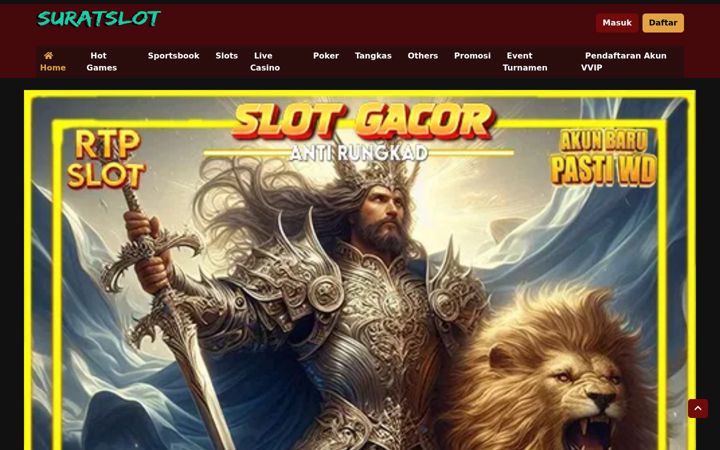 Captura de pantalla de surat-slot.com
