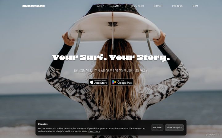 Screenshot of surf-mate.de