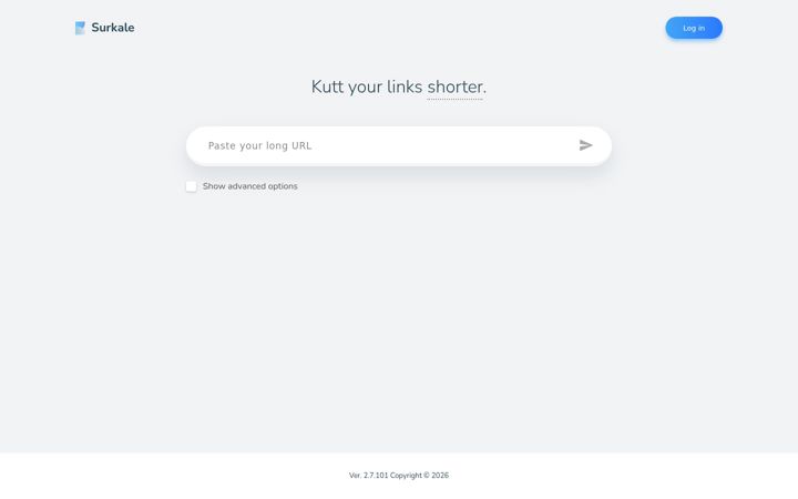 Screenshot of surkale.me