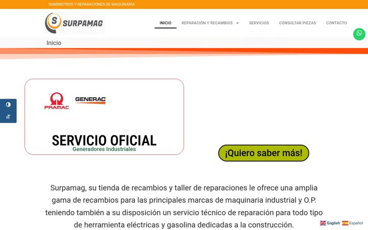 Screenshot di surpamag.es