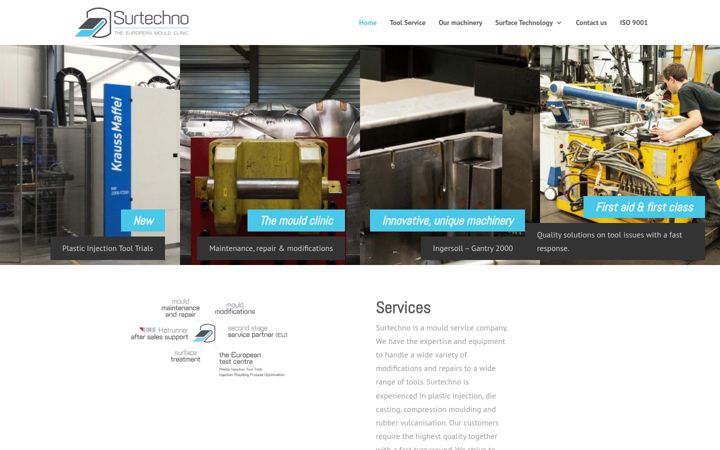 Екранна снимка на surtechno.be