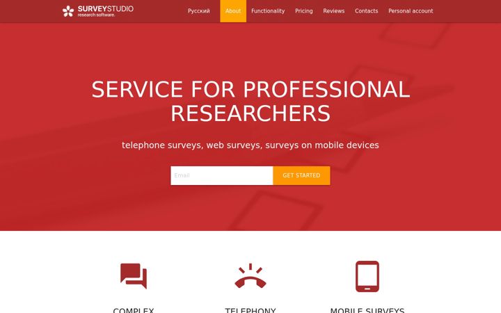 Screenshot of survey-studio.com