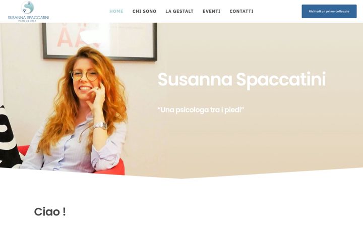 Screenshot von susannaspaccatini.it