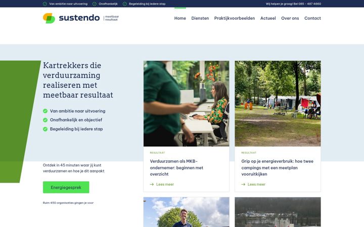 Screenshot of sustendo.nl
