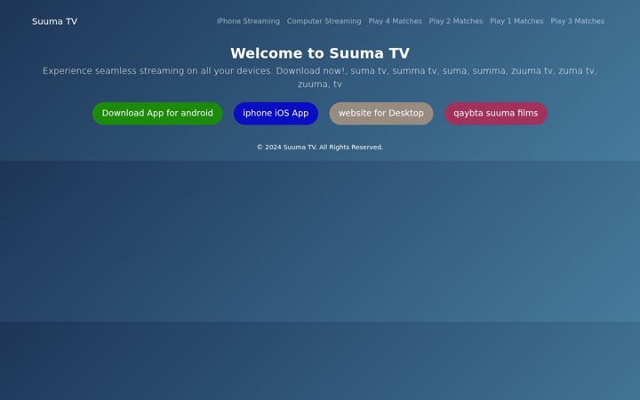 Screenshot of suumatv.com