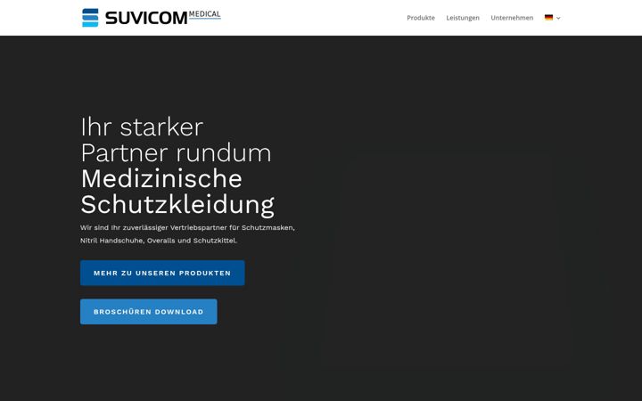 Skærmbillede af suvicom-medical.de