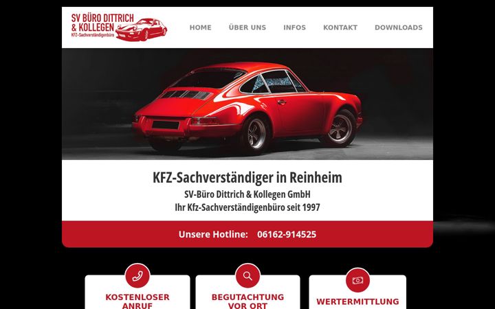 Screenshot von sv-dittrich.de
