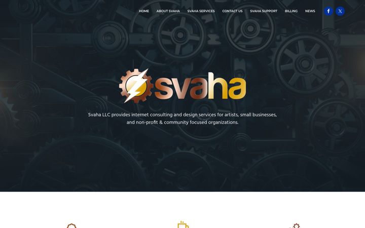 Screenshot of svaha.com