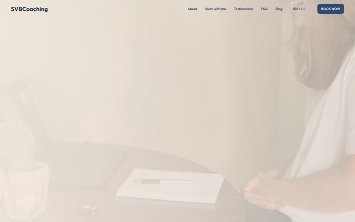 Screenshot of svbcoaching.com