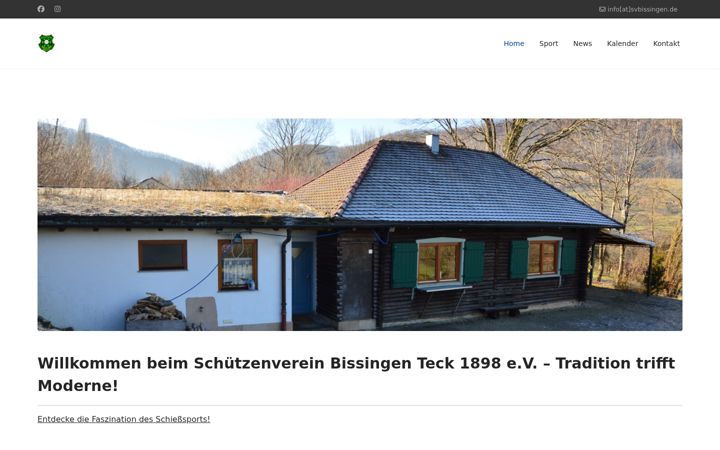 Captură de ecran a svbissingen.de
