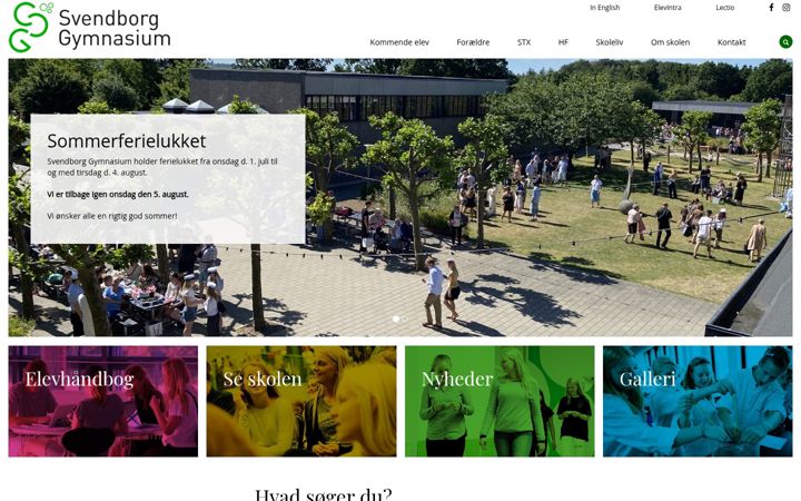 Zrzut ekranu svendborg-gym.dk