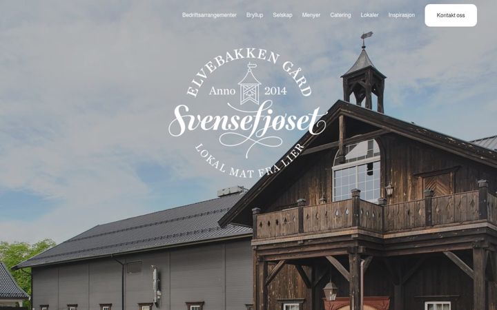 Screenshot ta' svensefjoset.no