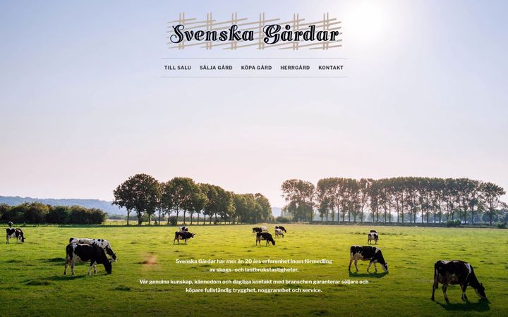 Zrzut ekranu svenskagardar.se