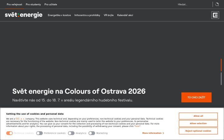 Screenshot of svetenergie.cz