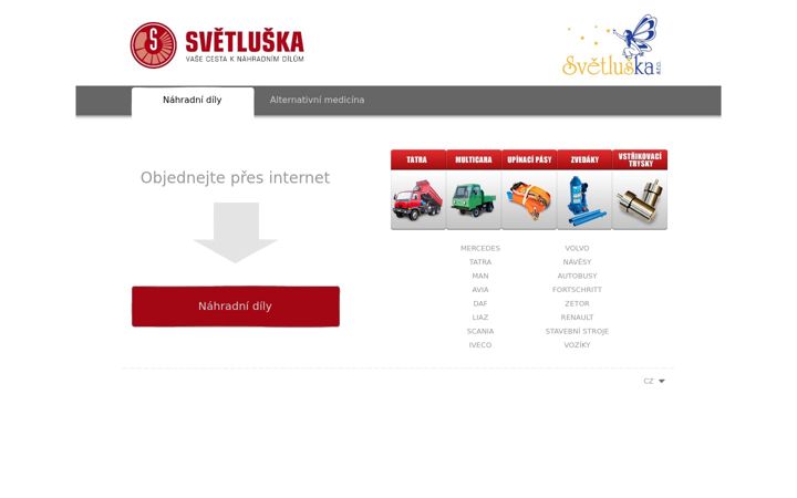 Screenshot of svetluska.cz