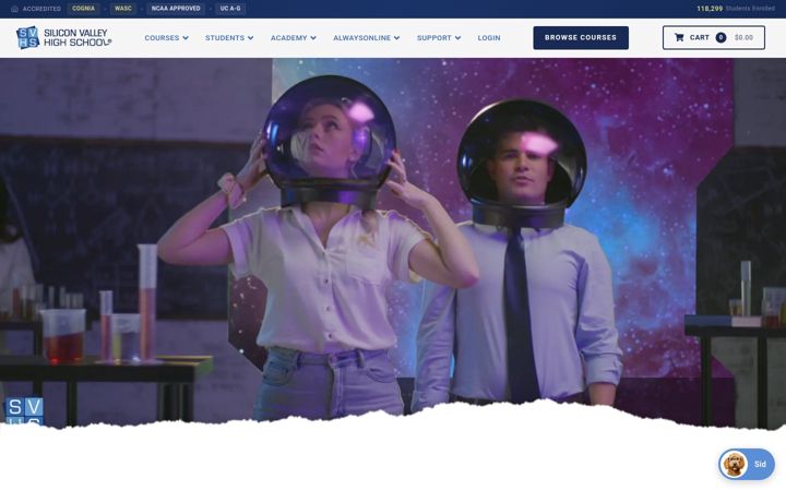 Screenshot of svhs.co