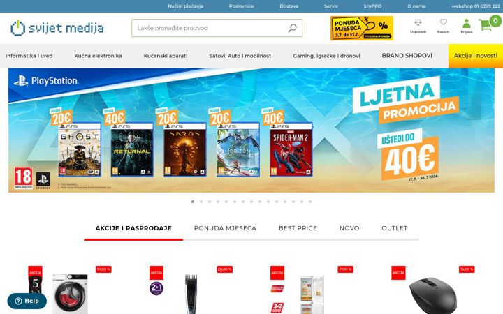 Screenshot of svijet-medija.hr