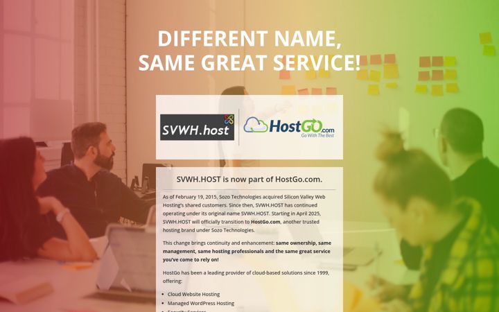 Screenshot of svwh.host