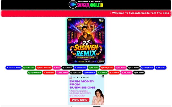 Screenshot ta' swagatamobile.in
