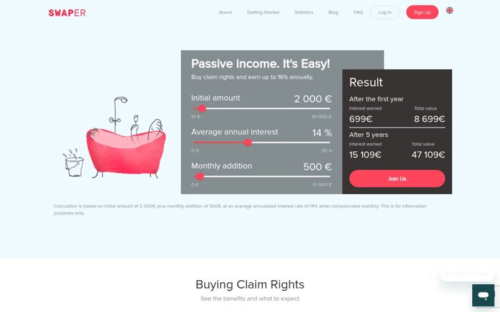 Ekrano kopija swaper.com