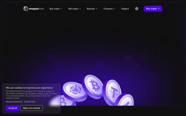 Screenshot of swapped.com