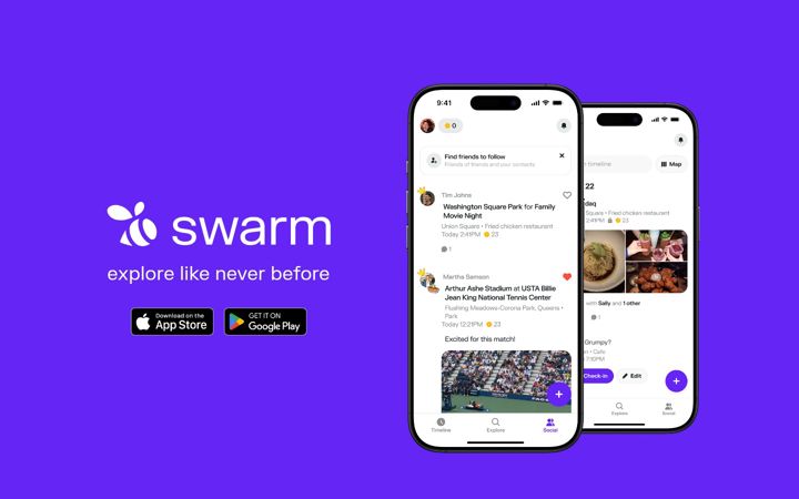 Screenshot of swarmapp.com