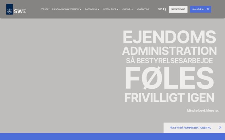 Screenshot di swe.dk