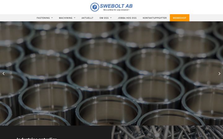Zrzut ekranu swebolt.se