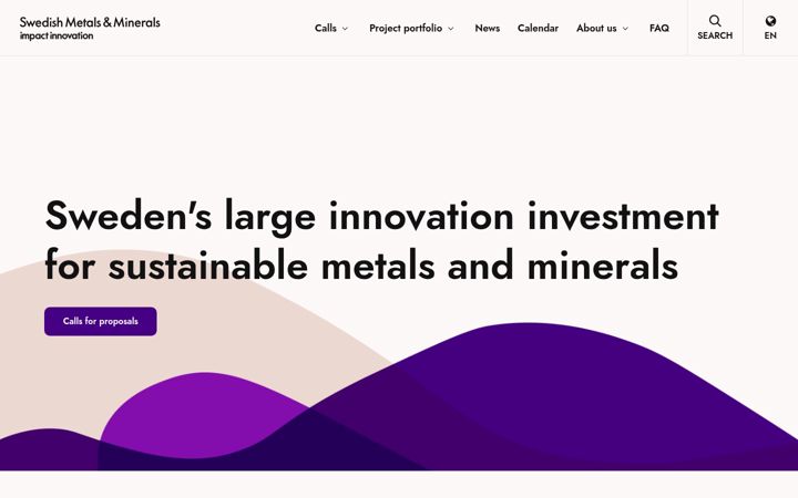 Екранна снимка на swedishmetalsandminerals.se